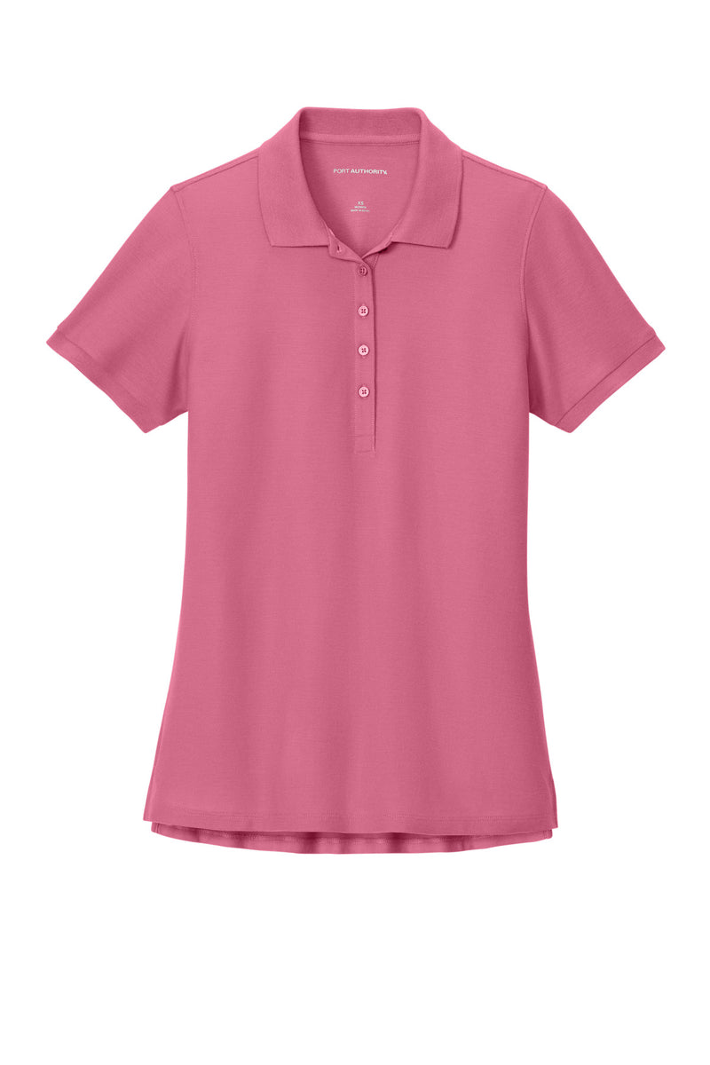 Port Authority Women's Wearever Signature Pique Polo - Awareness Pink
