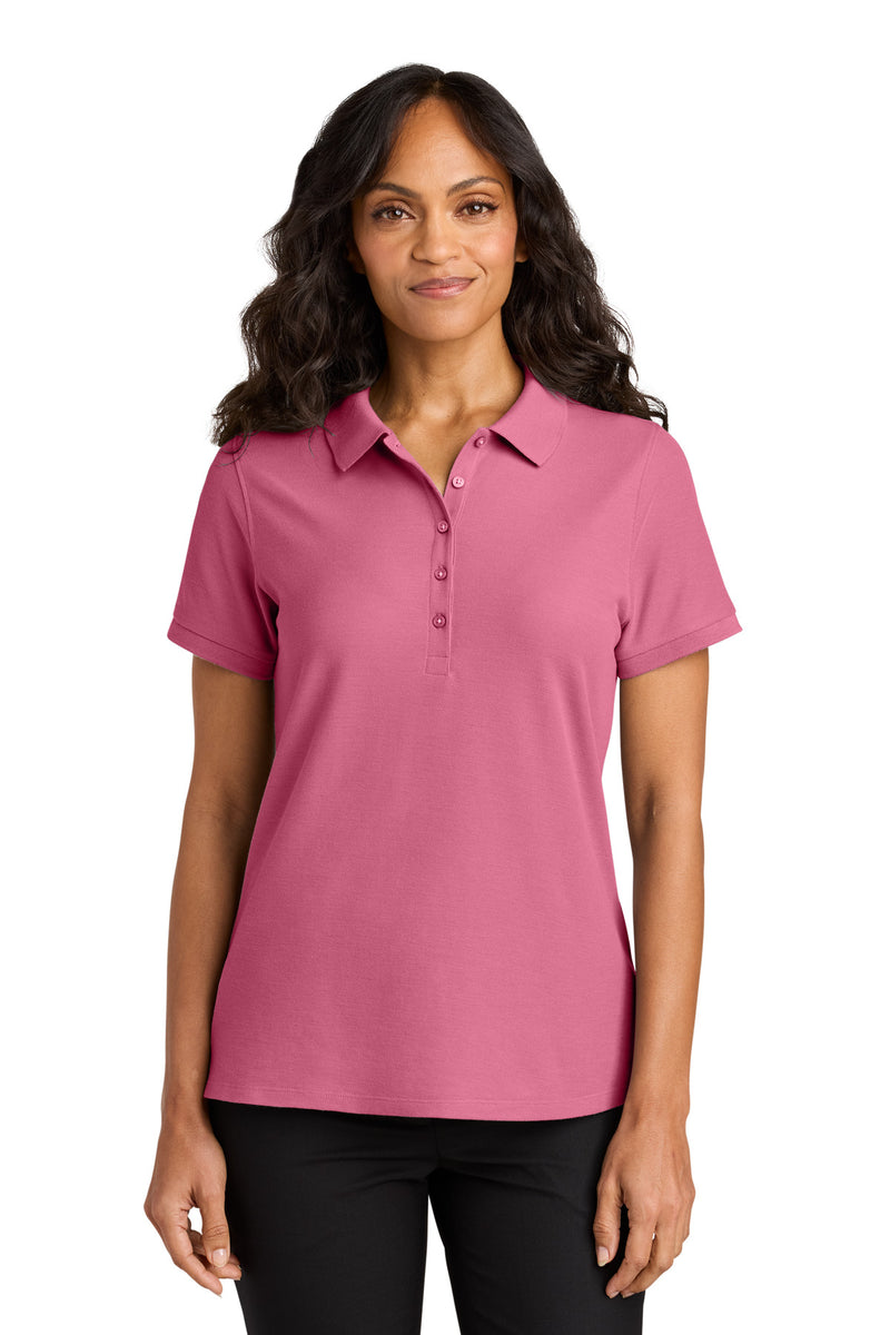 Port Authority Women's Wearever Signature Pique Polo - Awareness Pink