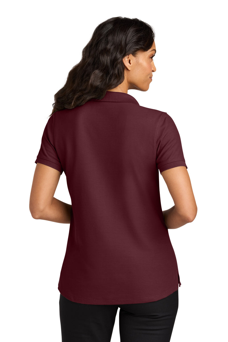 Port Authority Women's Wearever Signature Pique Polo - Burgundy
