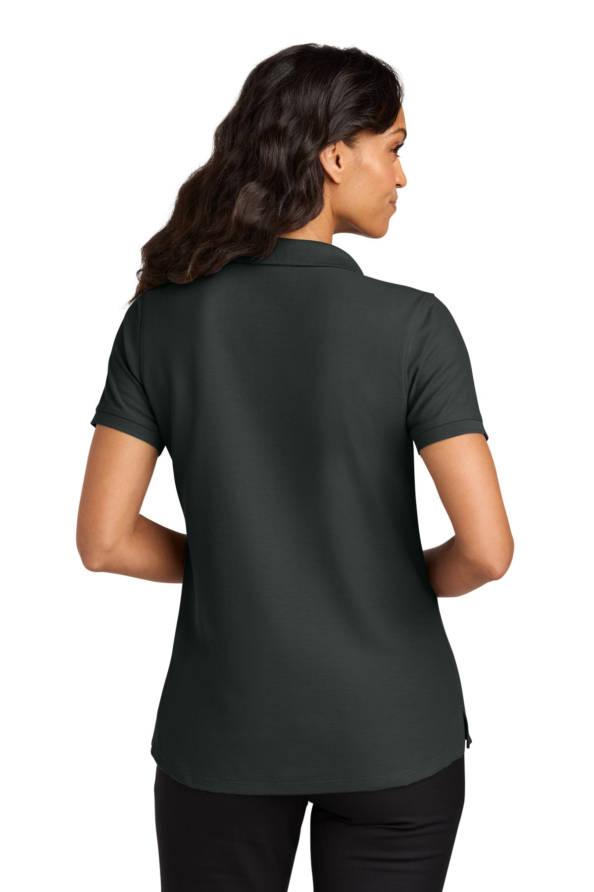 Port Authority Women's Wearever Signature Pique Polo - Grey Smoke