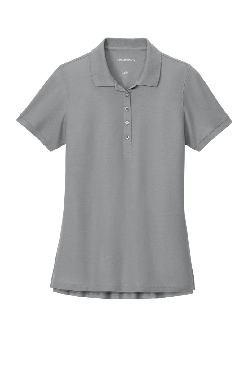 Port Authority Women's Wearever Signature Pique Polo - Gusty Grey