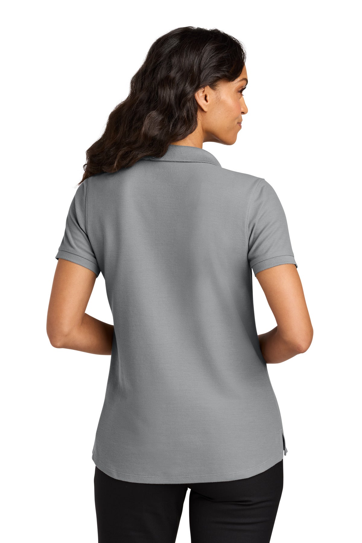 Port Authority Women's Wearever Signature Pique Polo - Gusty Grey