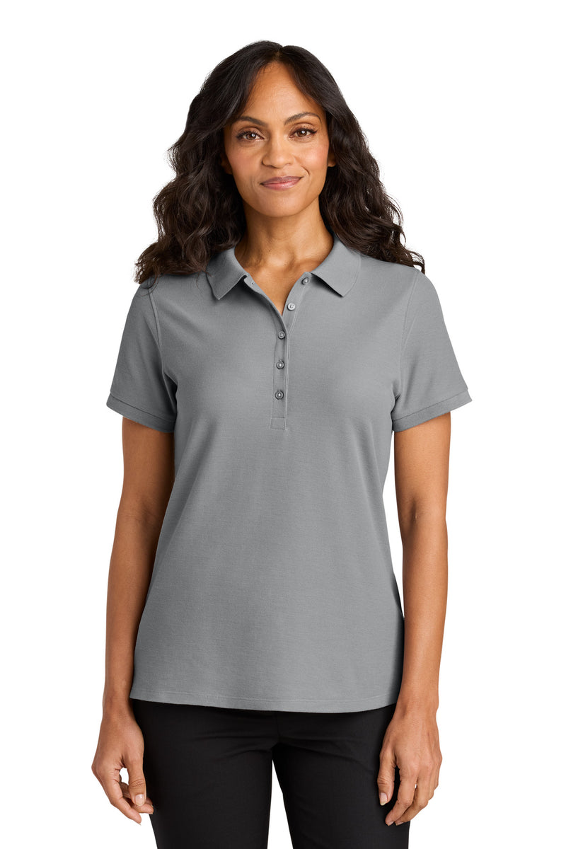 Port Authority Women's Wearever Signature Pique Polo - Gusty Grey
