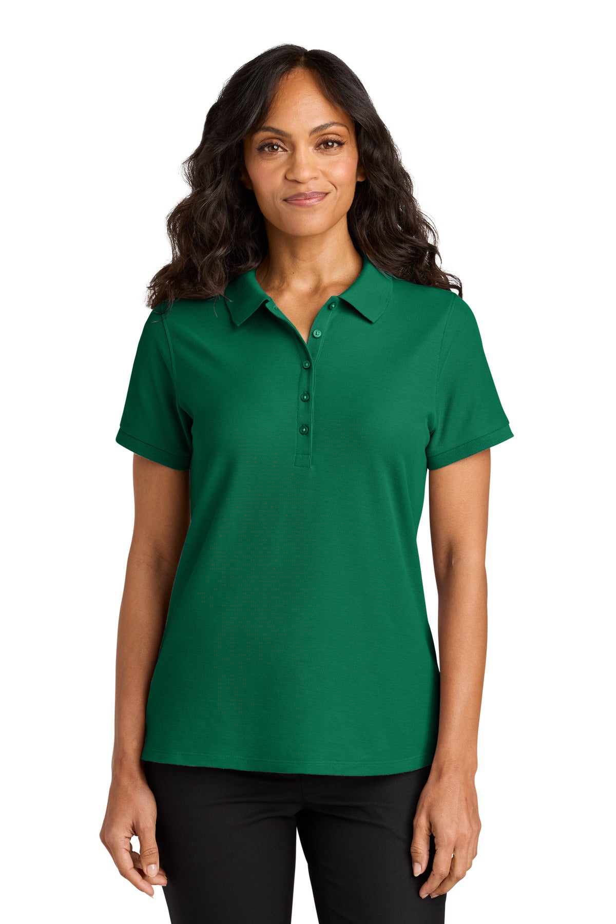 Port Authority Women's Wearever Signature Pique Polo - Kelly Green