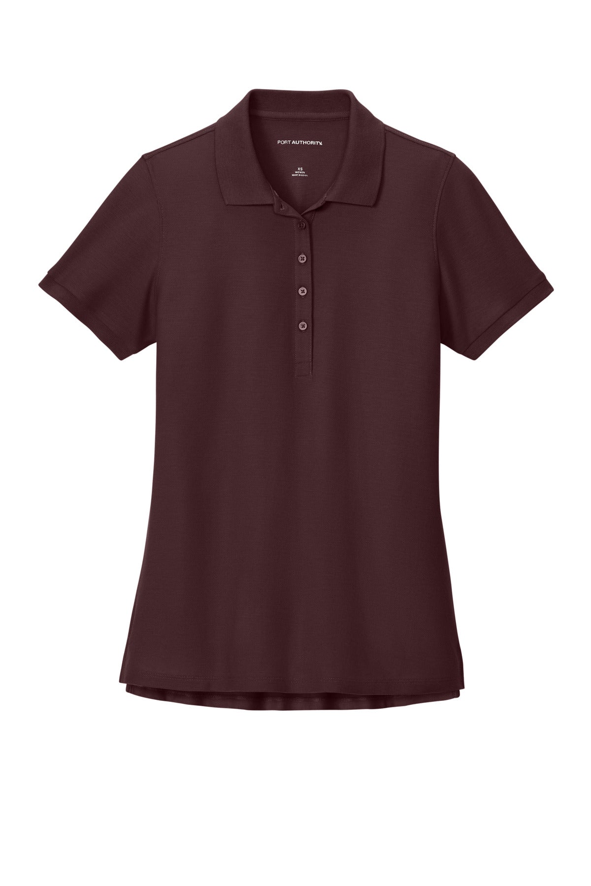 Port Authority Women's Wearever Signature Pique Polo - Maroon