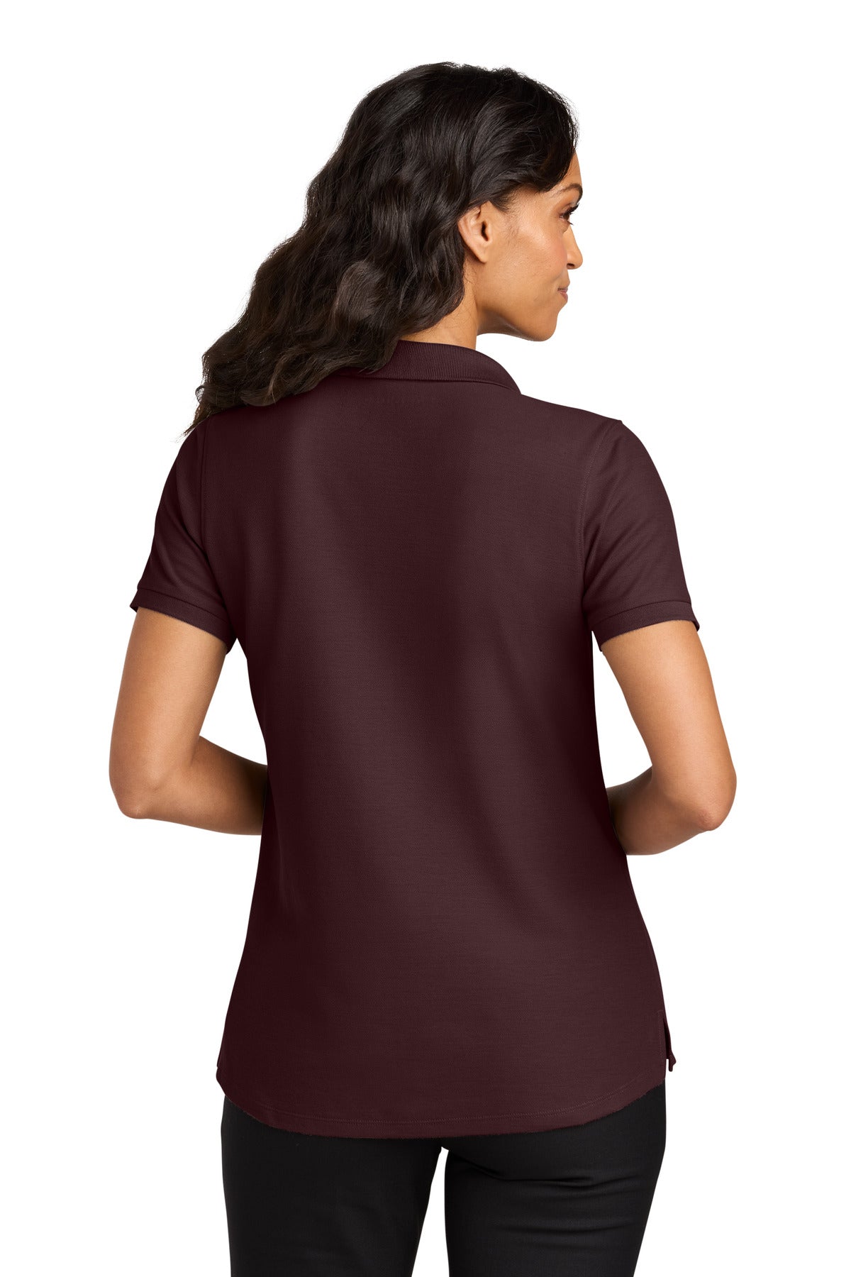 Port Authority Women's Wearever Signature Pique Polo - Maroon