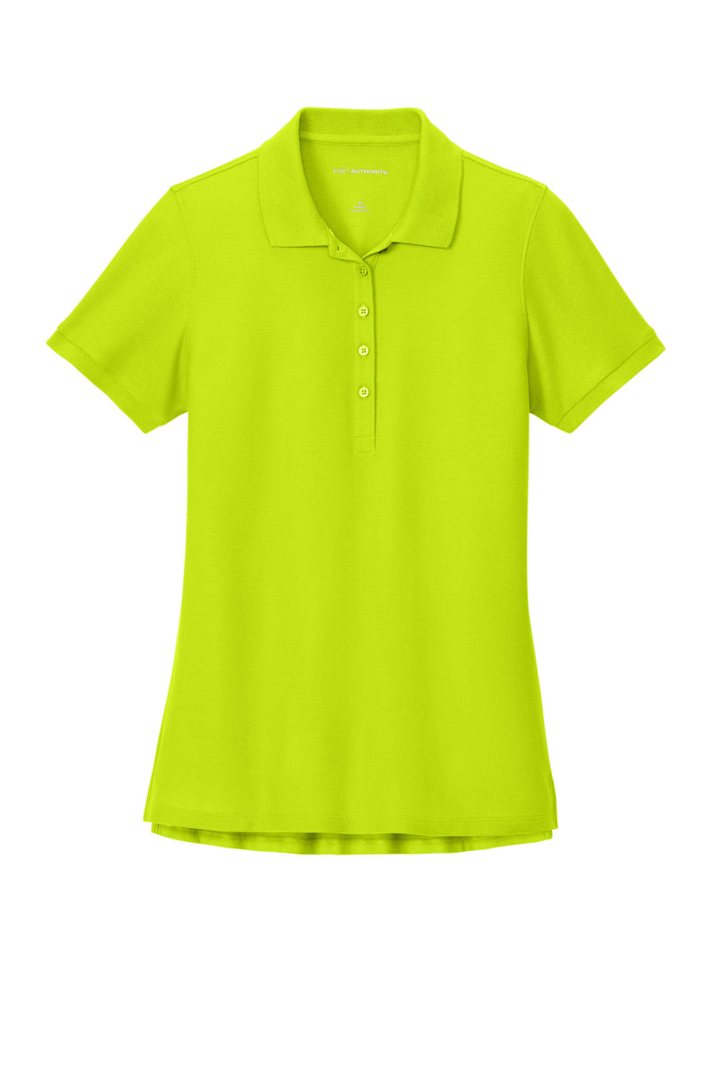Port Authority Women's Wearever Signature Pique Polo - Neon Yellow