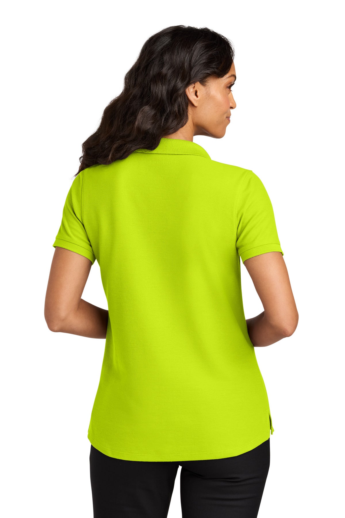 Port Authority Women's Wearever Signature Pique Polo - Neon Yellow