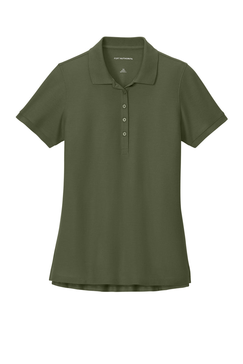 Port Authority Women's Wearever Signature Pique Polo - Olive Drab Green