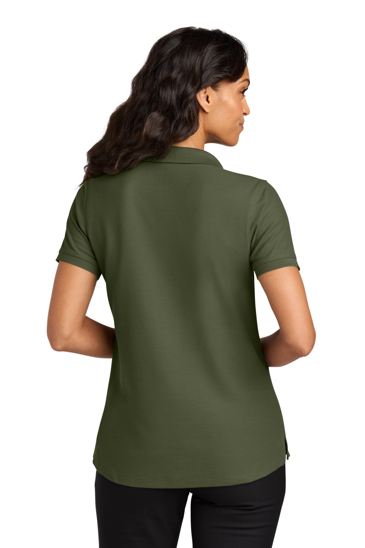 Port Authority Women's Wearever Signature Pique Polo - Olive Drab Green