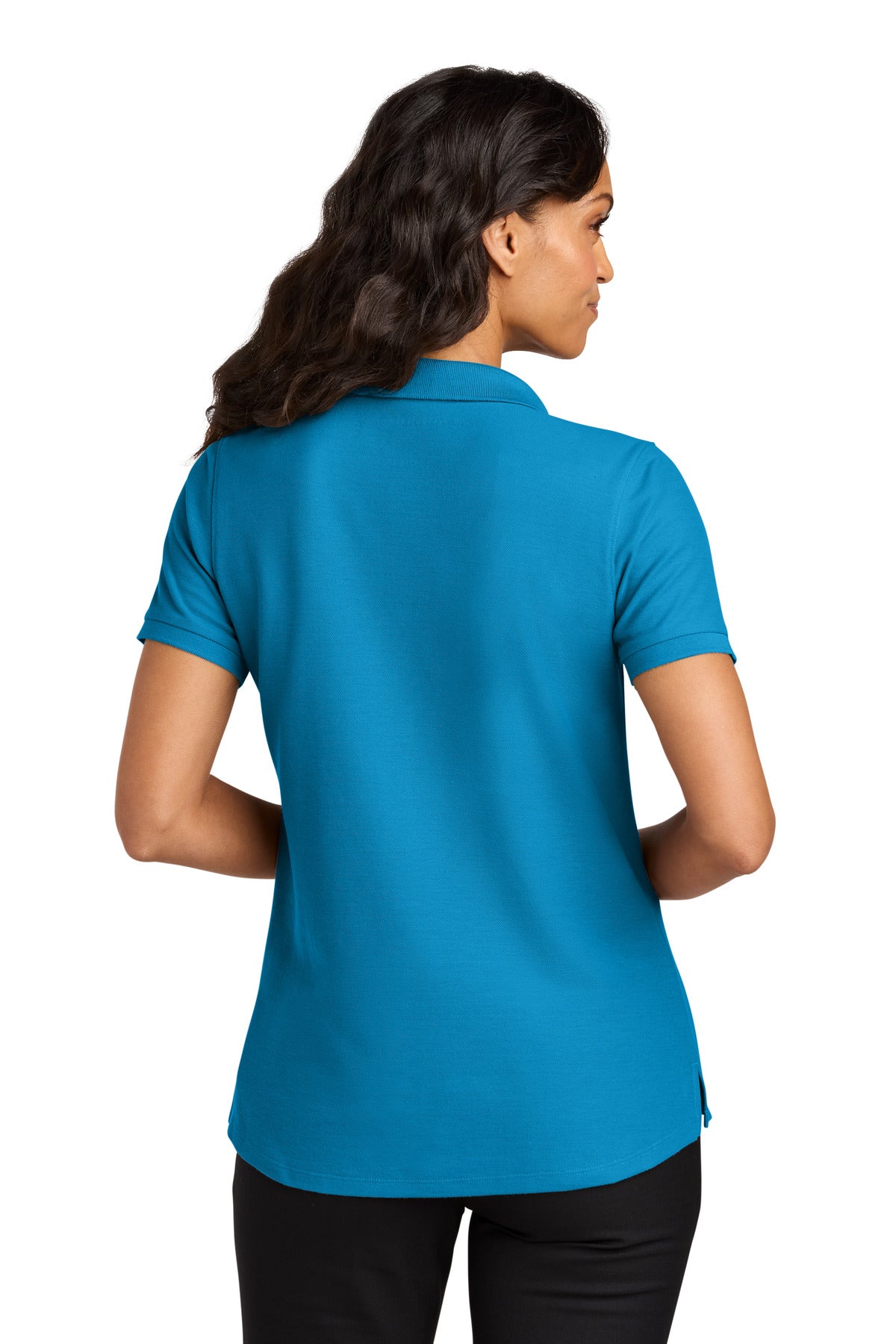 Port Authority Women's Wearever Signature Pique Polo - Parcel Blue