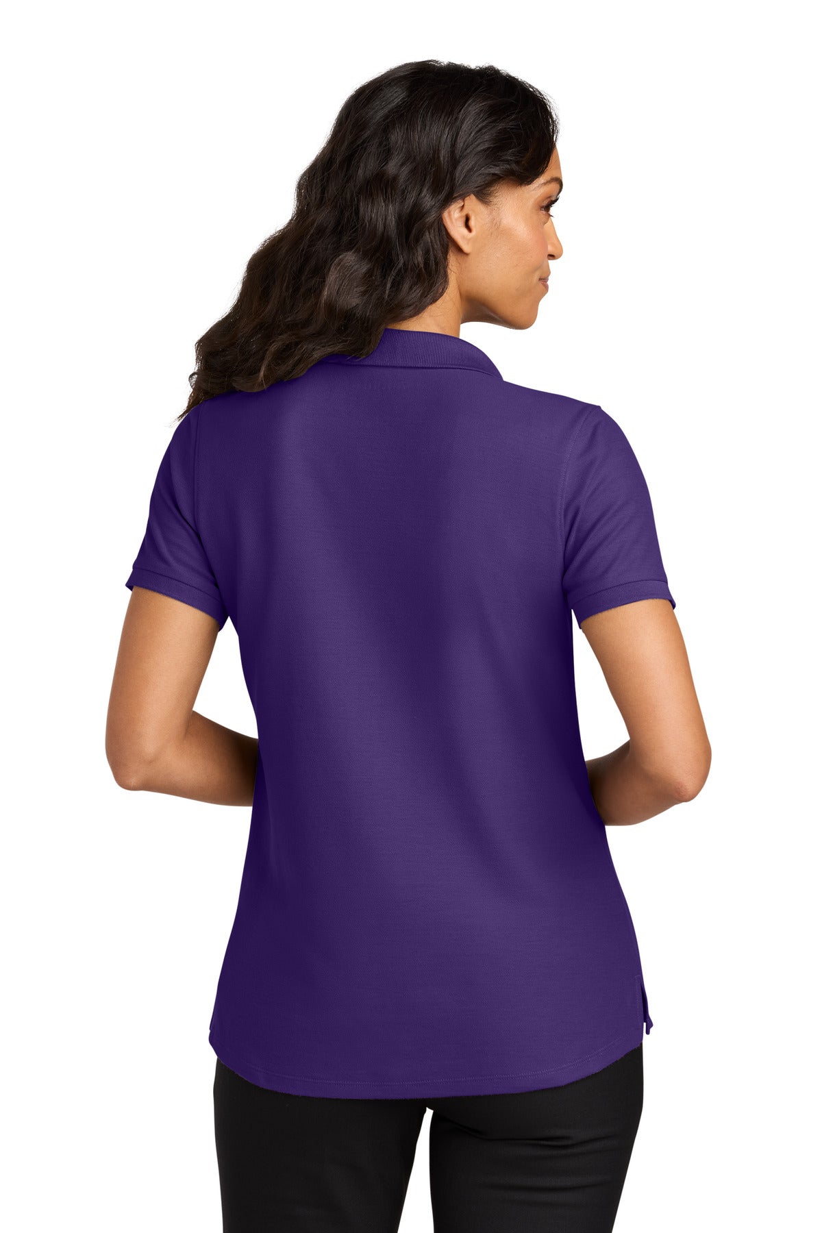 Port Authority Women's Wearever Signature Pique Polo - Prism Purple