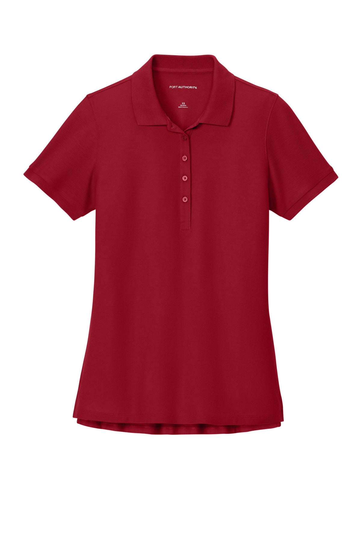 Port Authority Women's Wearever Signature Pique Polo - Rich Red
