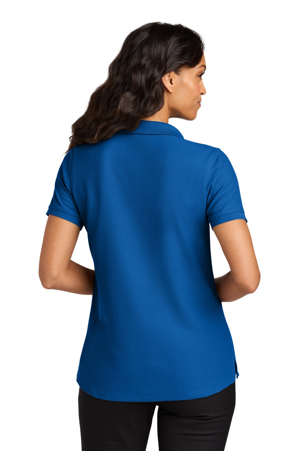 Port Authority Women's Wearever Signature Pique Polo - Strong Blue