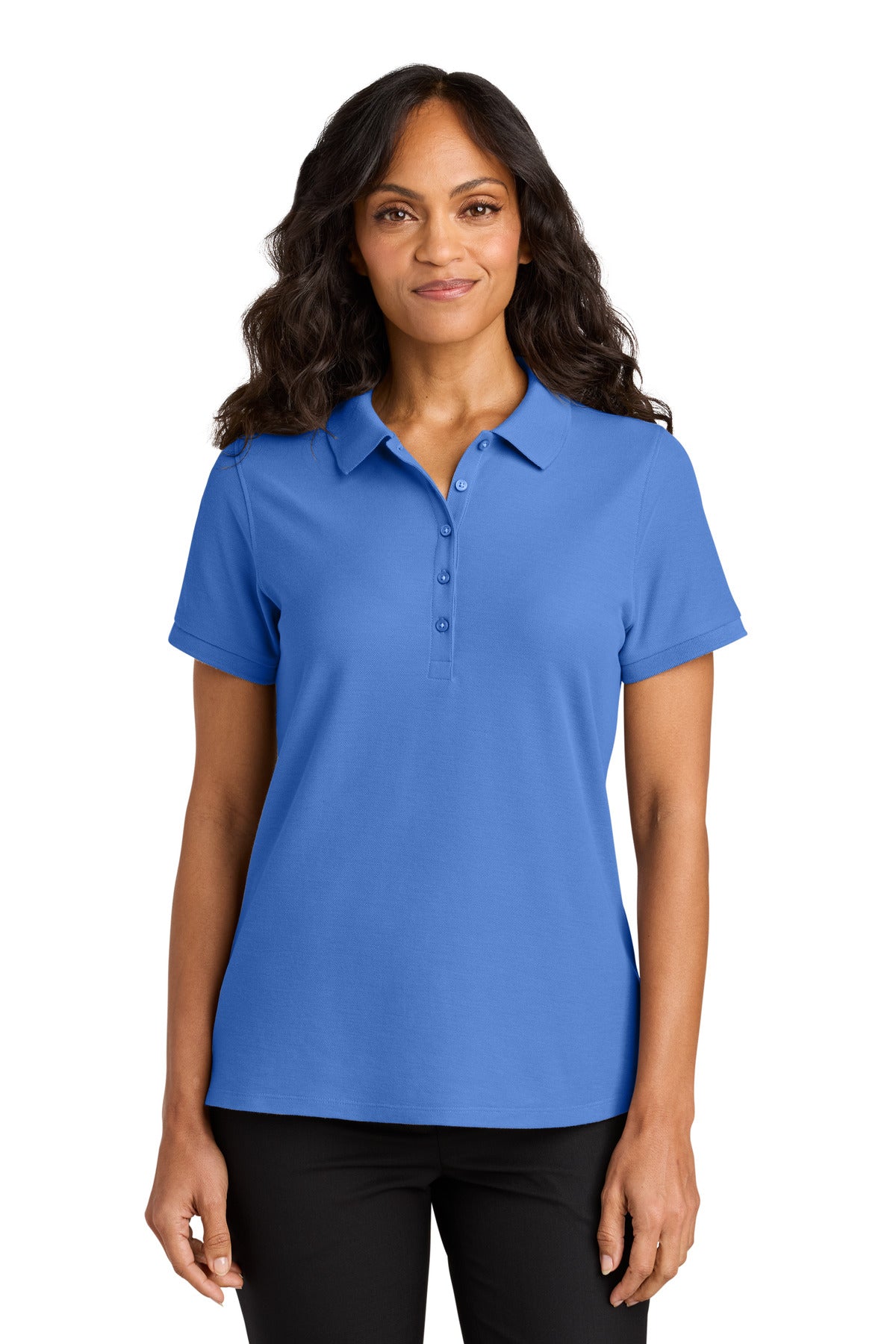 Port Authority Women's Wearever Signature Pique Polo - Ultramarine Blue