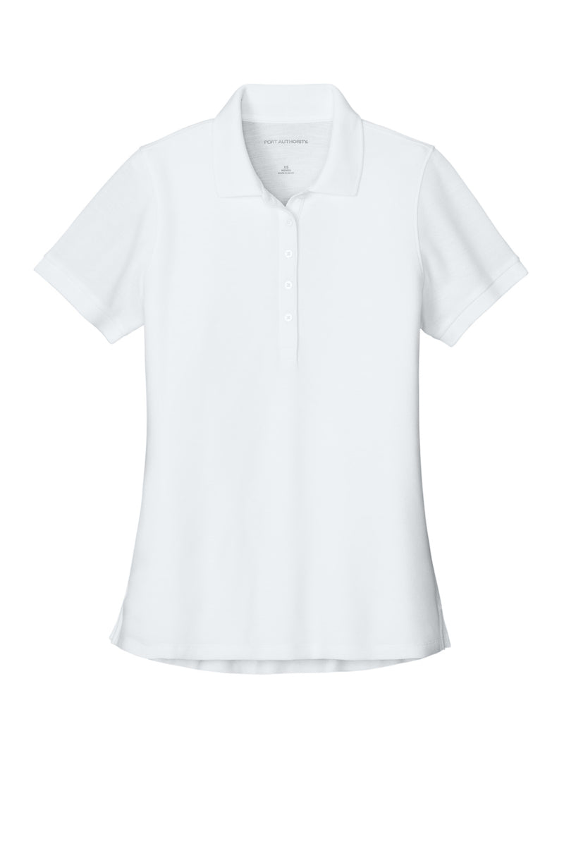 Port Authority Women's Wearever Signature Pique Polo - White