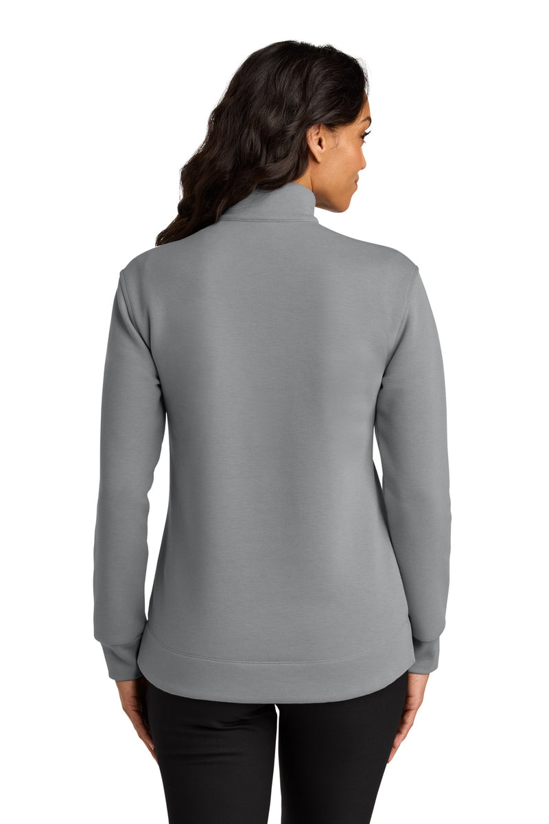 Port Authority Women's Wearever Signature Double Pique 1/4-Zip - Gusty Grey
