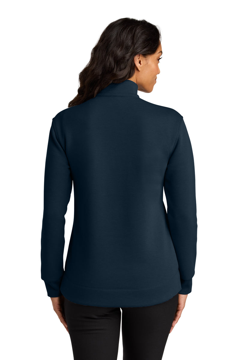 Port Authority Women's Wearever Signature Double Pique 1/4-Zip - River Blue Navy
