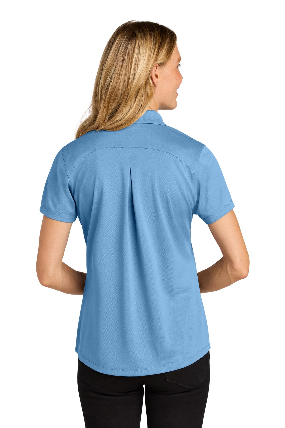 Port Authority Women's Wearever Performance Pique Polo - Carolina Blue