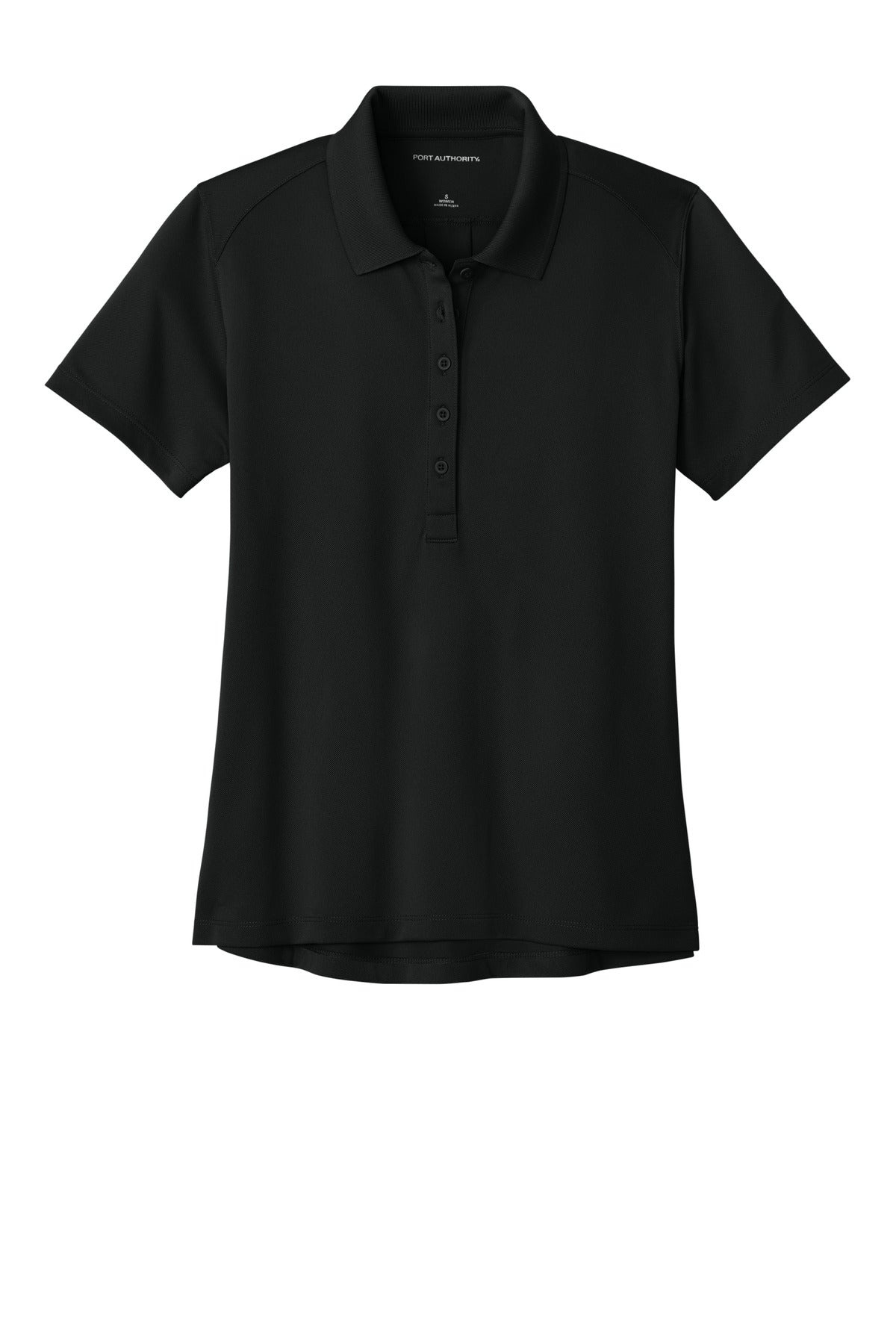Port Authority Women's Wearever Performance Pique Polo - Deep Black