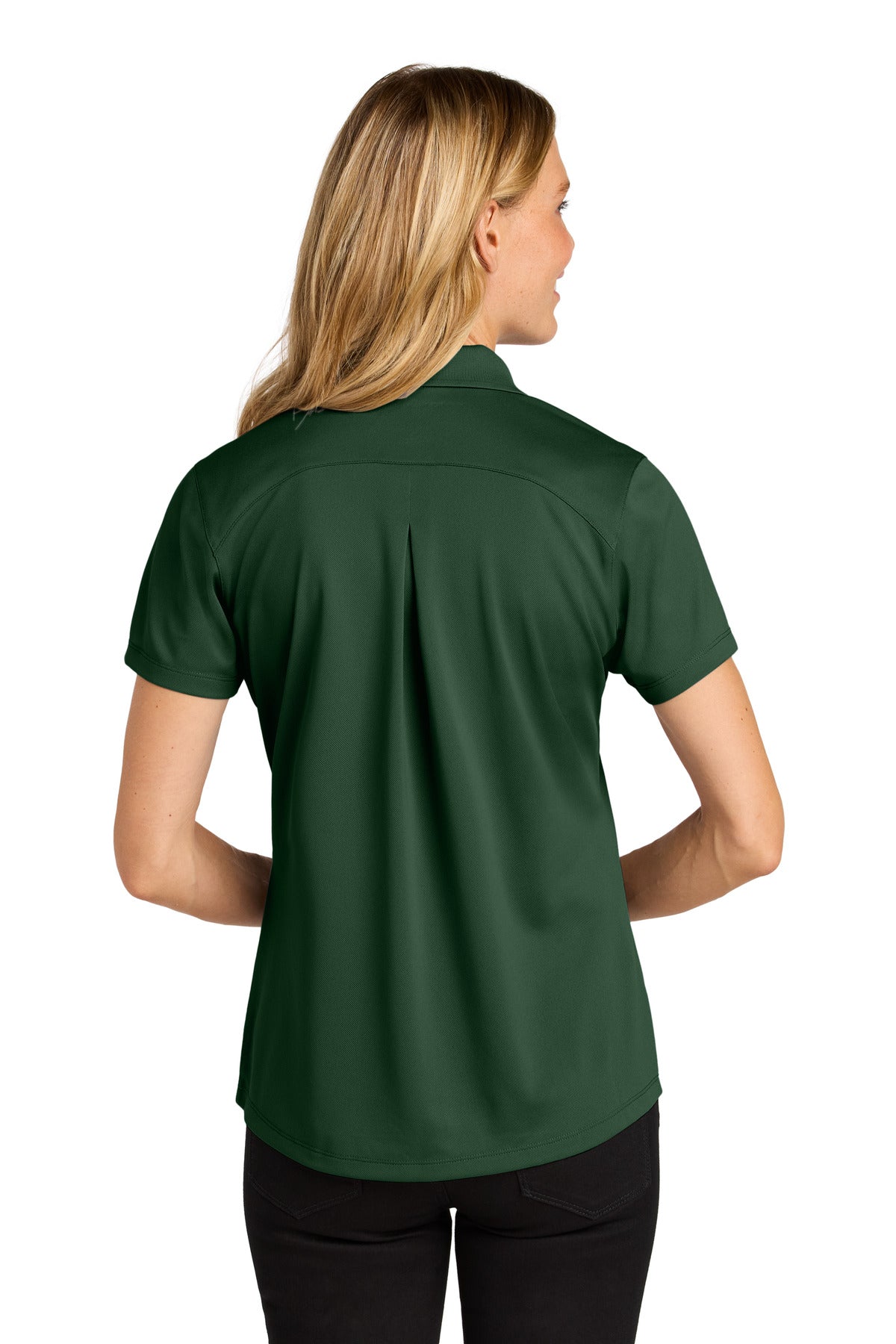 Port Authority Women's Wearever Performance Pique Polo - Deep Forest Green