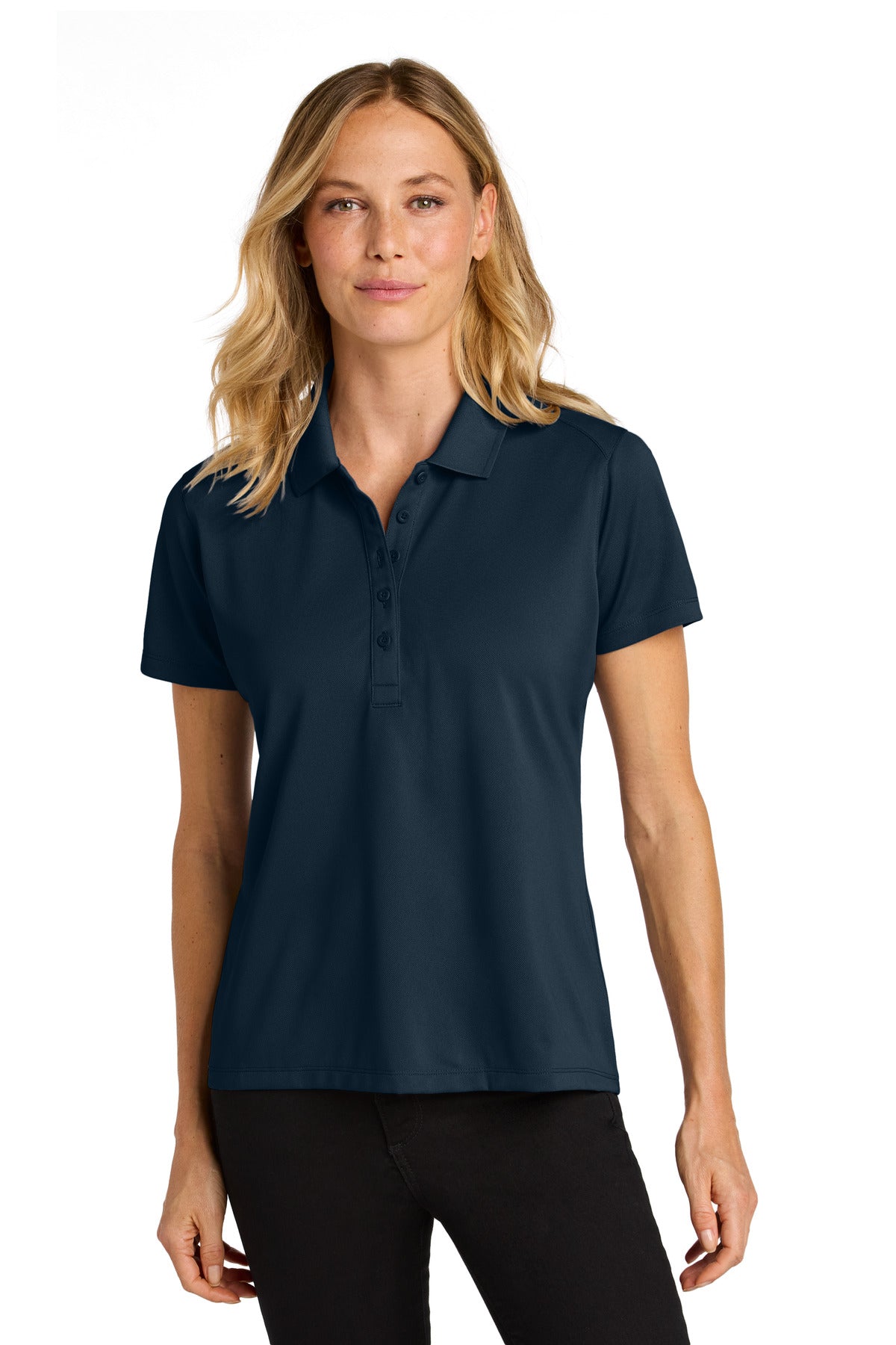 Port Authority Women's Wearever Performance Pique Polo - River Blue Navy