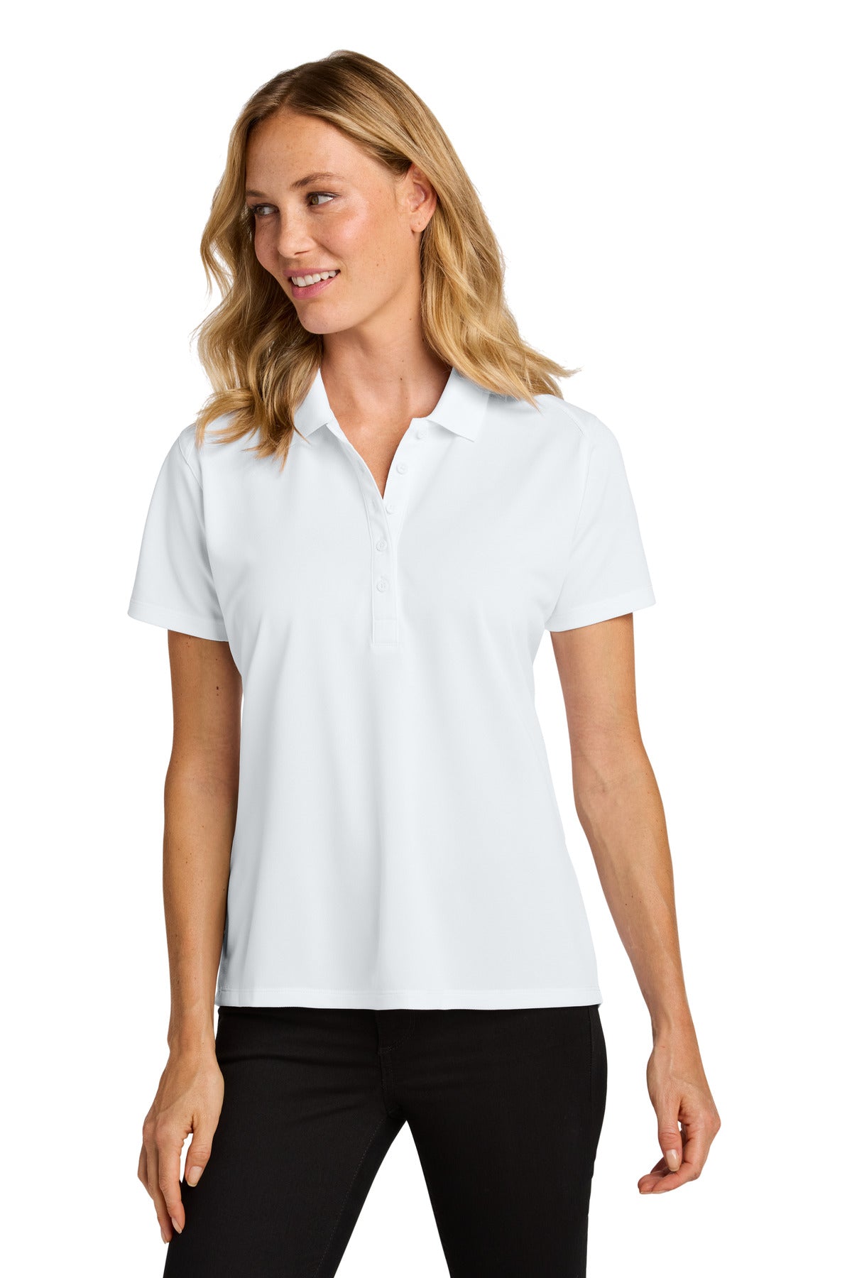 Port Authority Women's Wearever Performance Pique Polo - White