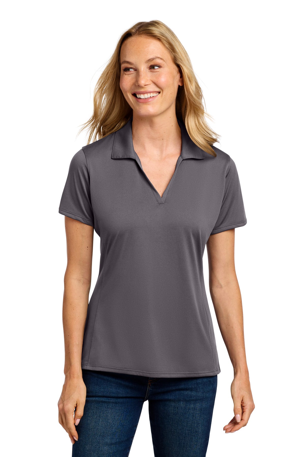 Port Authority Women's Performance Staff Polo - Graphite