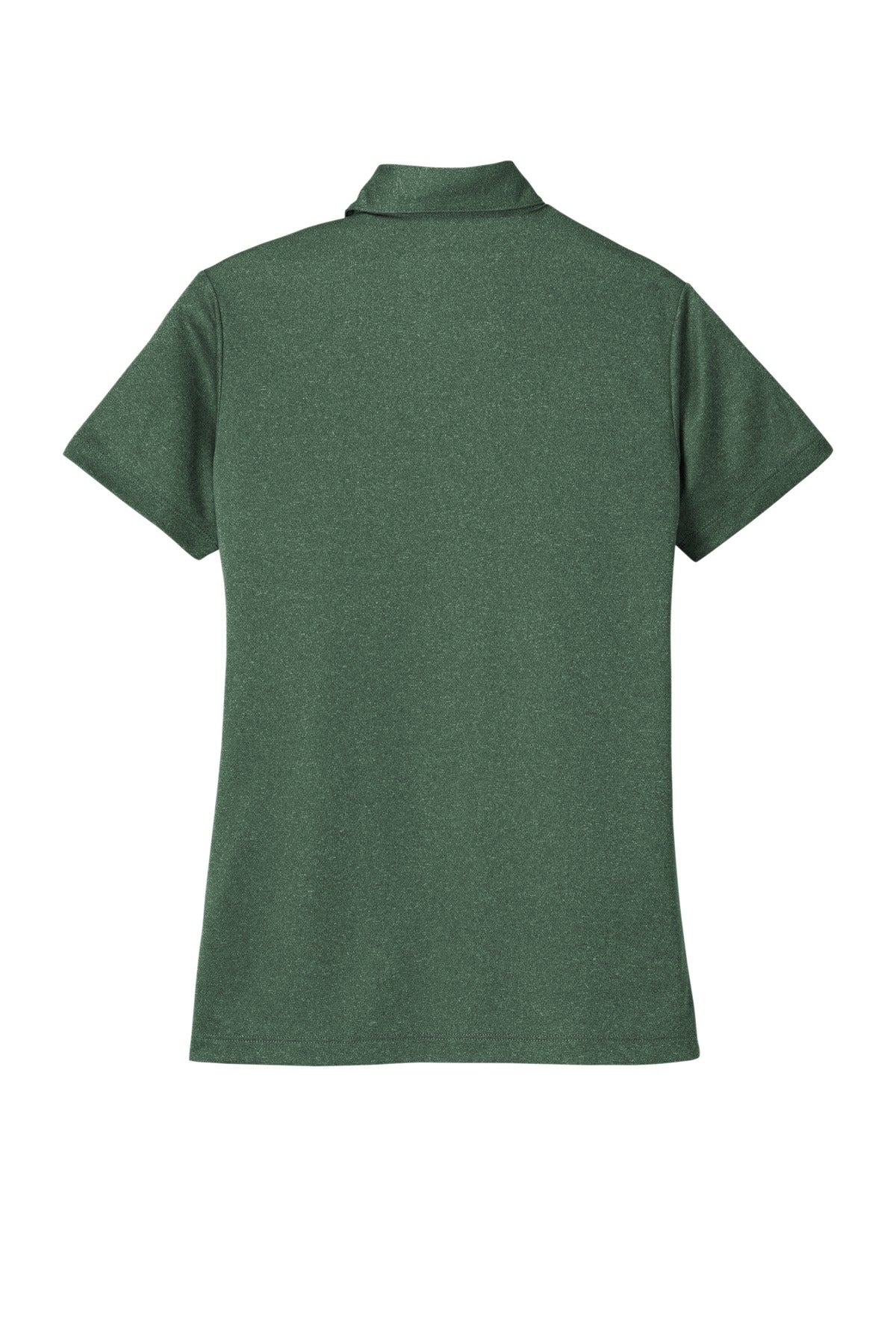 Port Authority  Women's Heathered Silk Touch  Performance Polo - Green Glen Heather