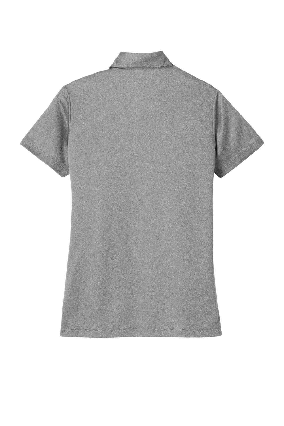 Port Authority  Women's Heathered Silk Touch  Performance Polo - Shadow Grey Heather