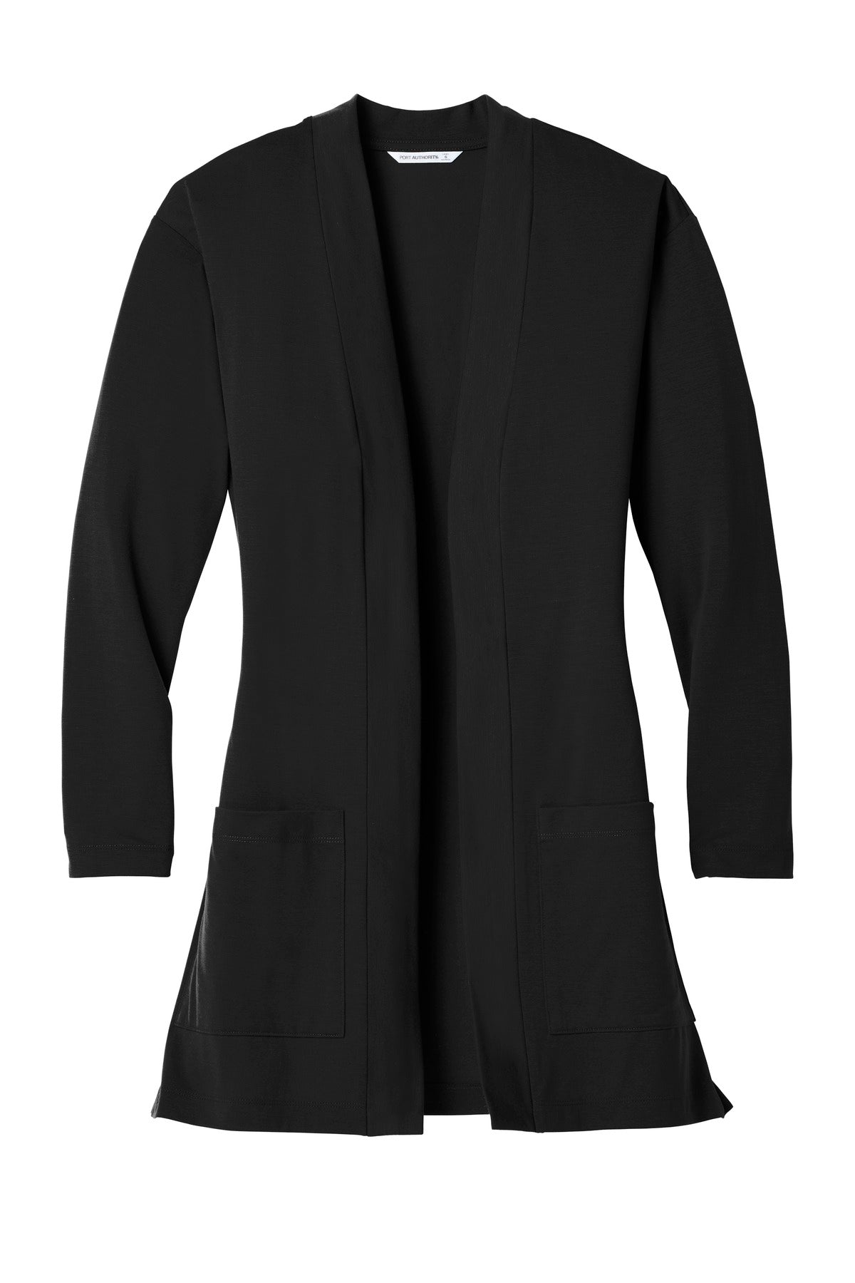 Port Authority  Women's Concept Long Pocket Cardigan - Black