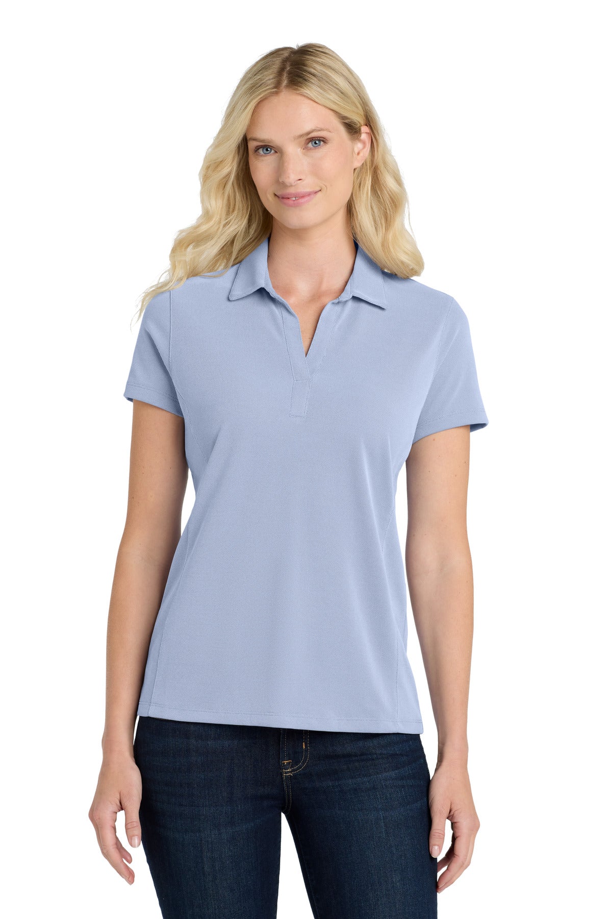 Port Authority  Women's Poly Oxford Pique Polo - True Royal