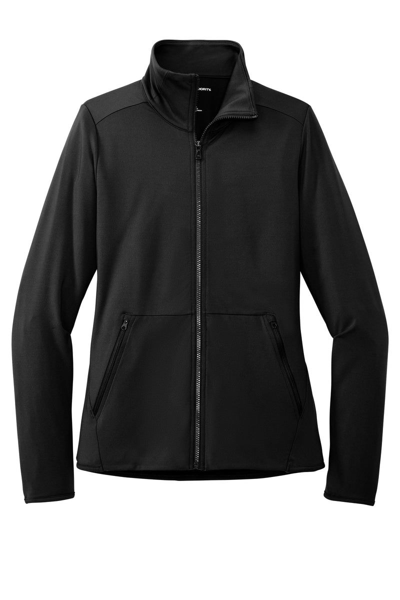Port Authority Women's Accord Stretch Fleece Full-Zip - Black