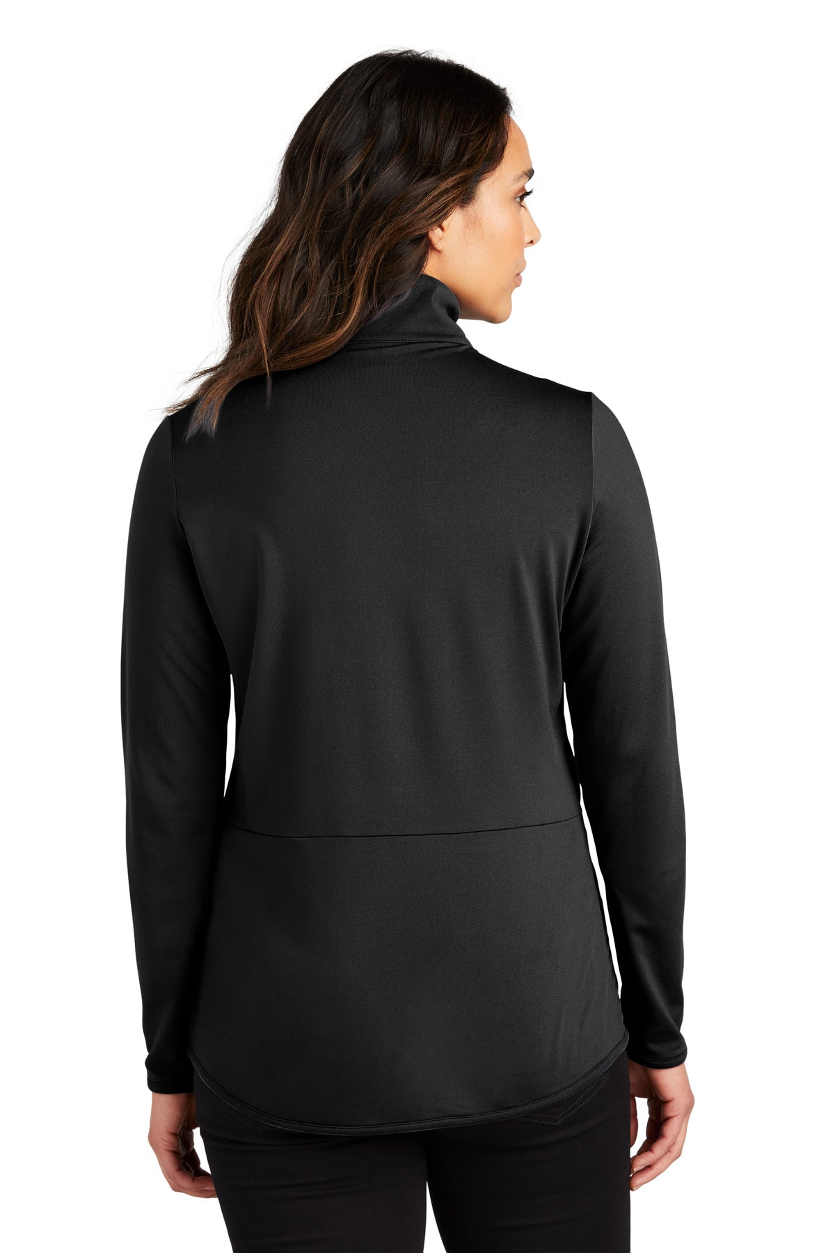 Port Authority Women's Accord Stretch Fleece Full-Zip - Black