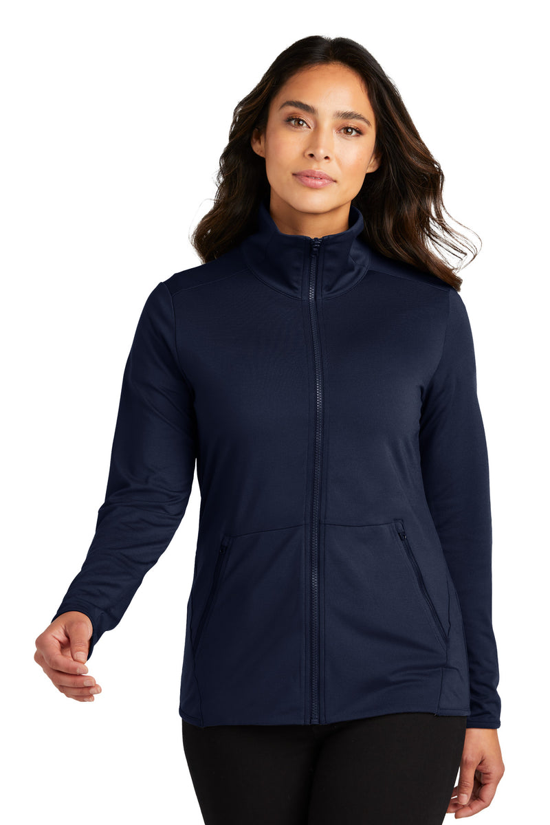 Port Authority Women's Accord Stretch Fleece Full-Zip - Navy