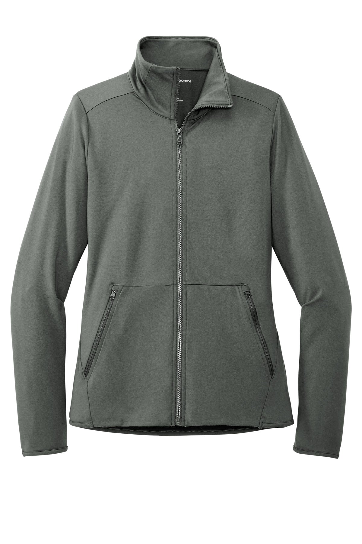 Port Authority Women's Accord Stretch Fleece Full-Zip - Pewter