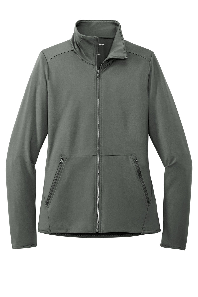 Port Authority Women's Accord Stretch Fleece Full-Zip - Pewter