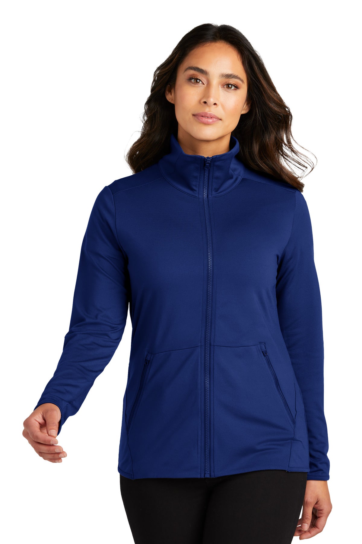 Port Authority Women's Accord Stretch Fleece Full-Zip - Royal