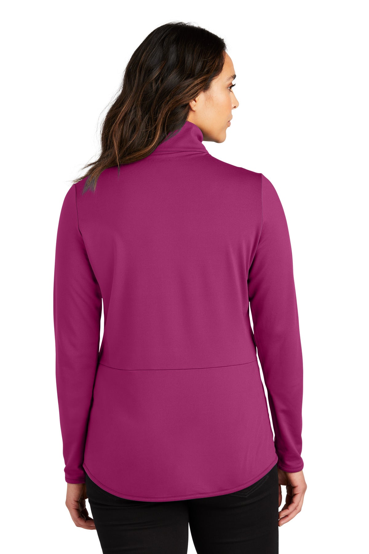 Port Authority Women's Accord Stretch Fleece Full-Zip - Wine