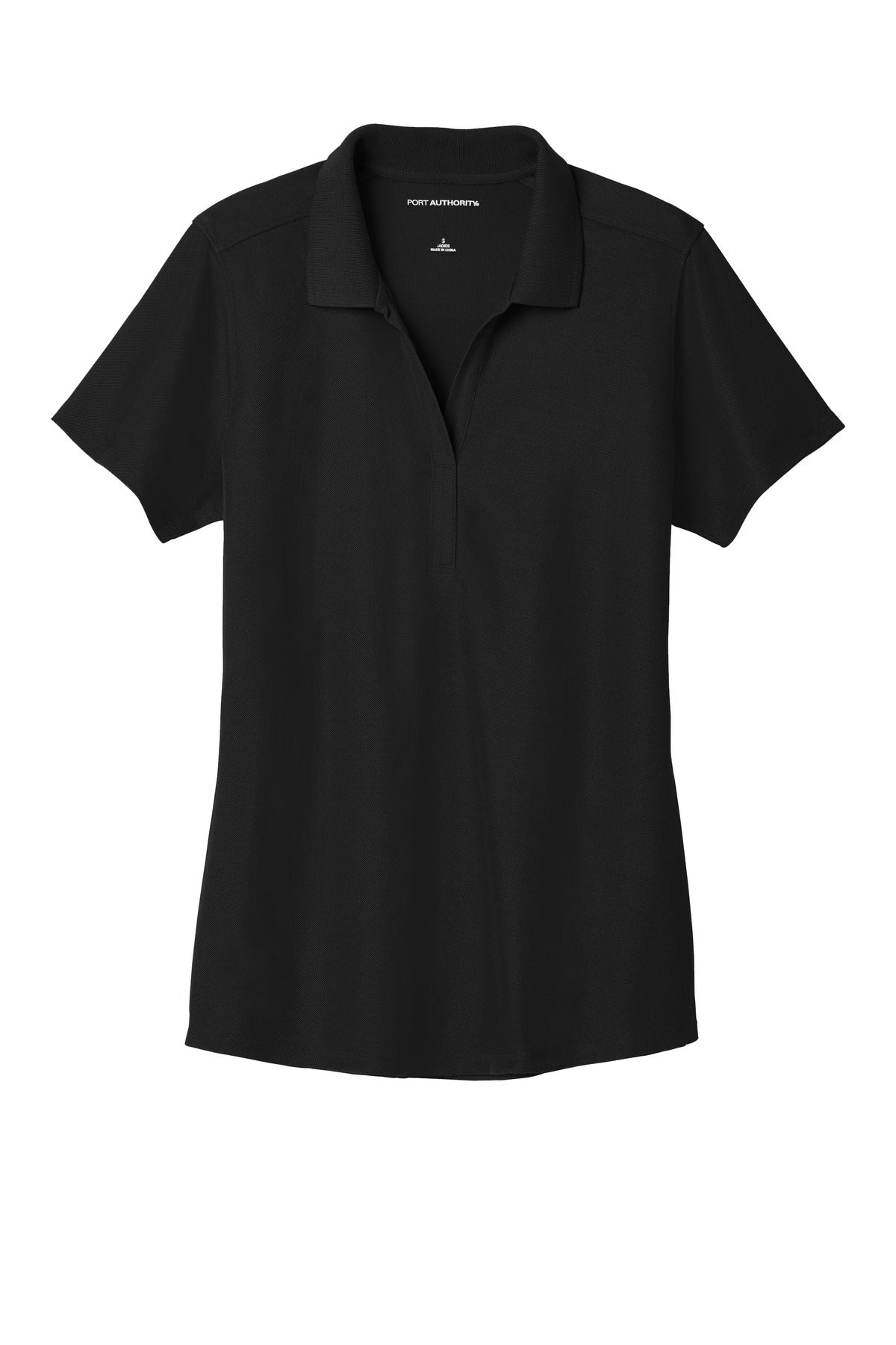 Port Authority  Women's EZPerformance  Pique Polo - Black