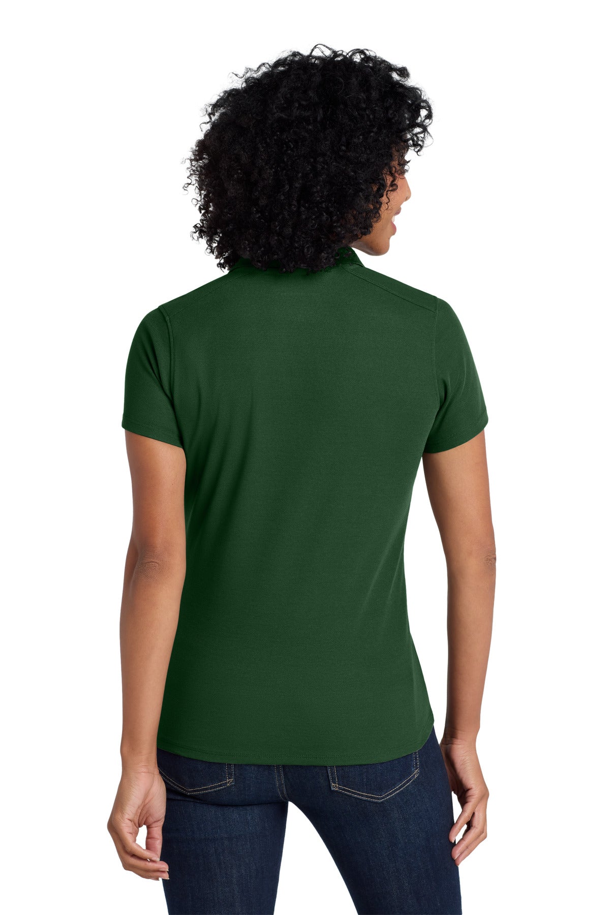 Port Authority  Women's EZPerformance  Pique Polo - Deep Forest Green