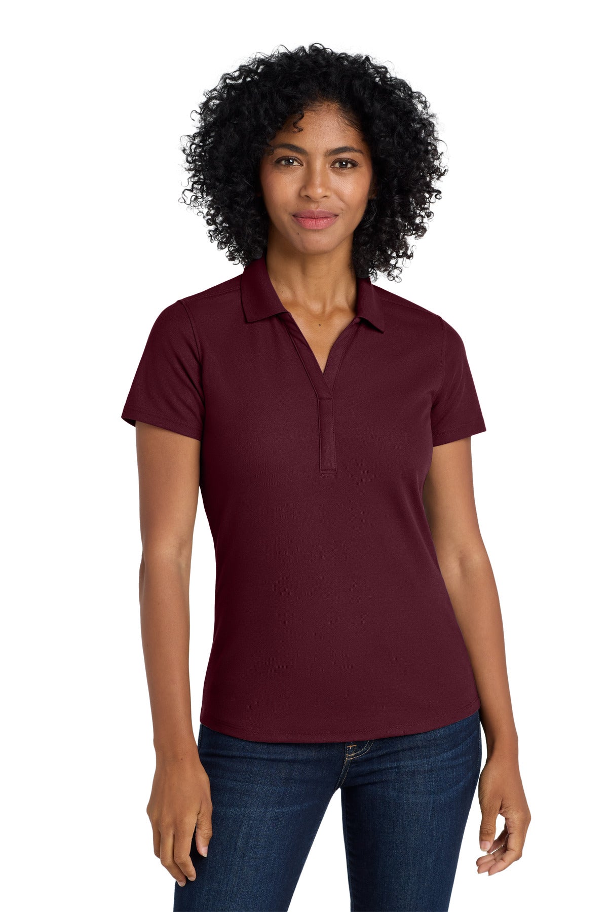 Port Authority  Women's EZPerformance  Pique Polo - Maroon