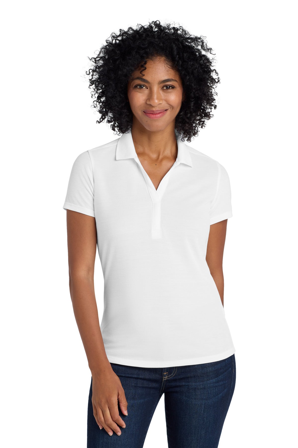 Port Authority  Women's EZPerformance  Pique Polo - White