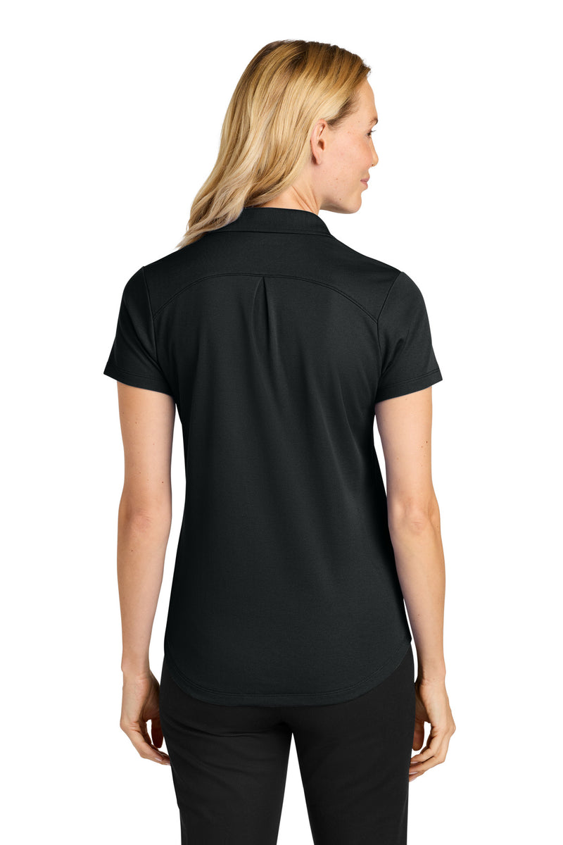 Port Authority Women's Plaited Pique Polo - Deep Black