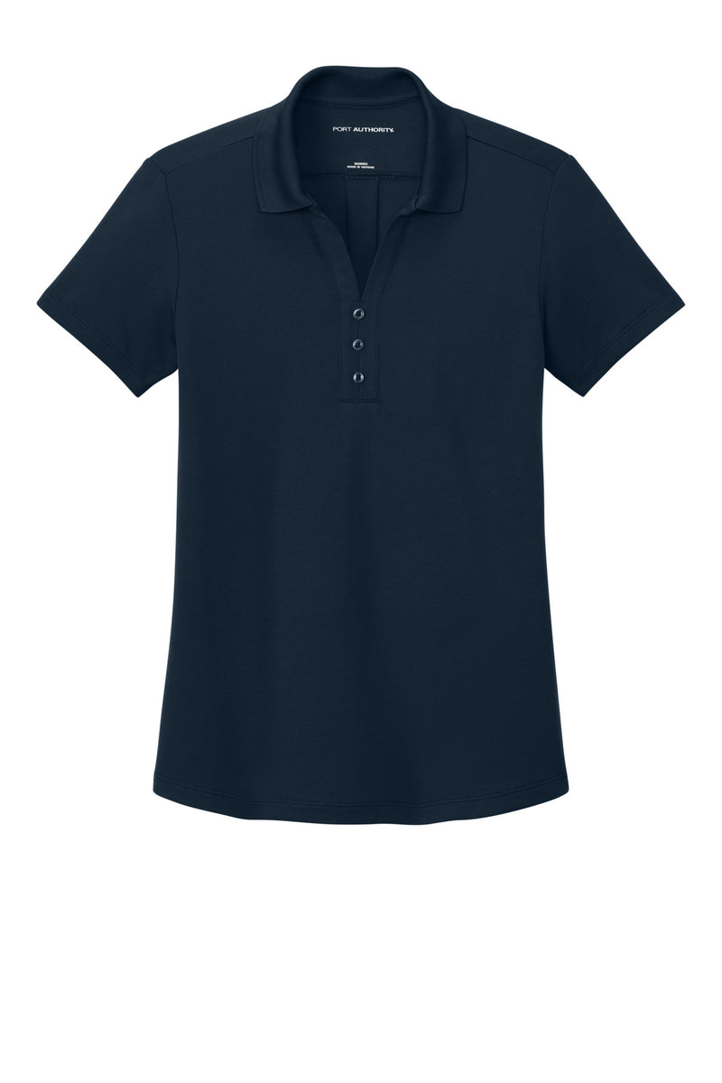 Port Authority Women's Plaited Pique Polo - Night Navy