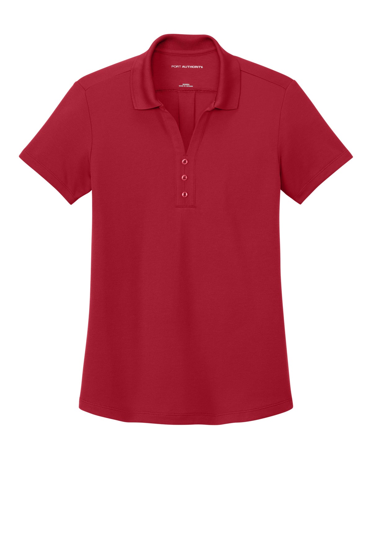 Port Authority Women's Plaited Pique Polo - Rich Red