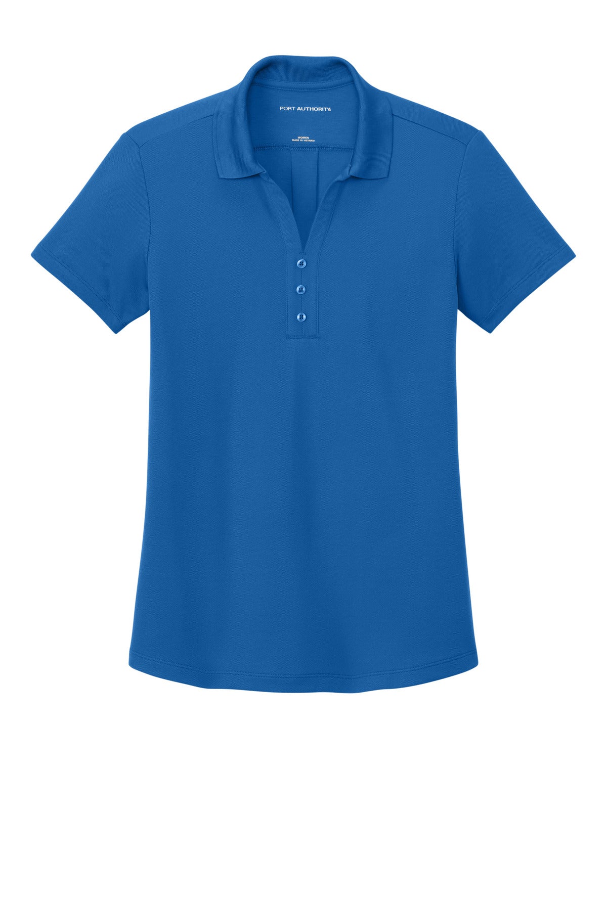 Port Authority Women's Plaited Pique Polo - Strong Blue