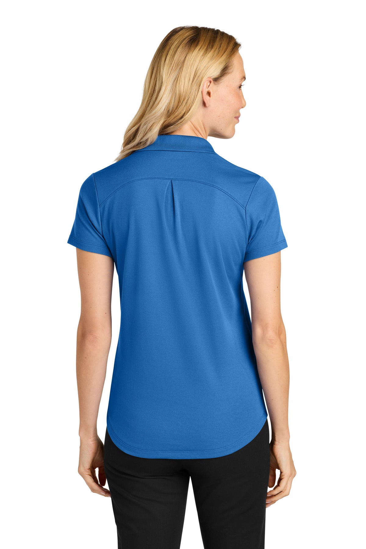 Port Authority Women's Plaited Pique Polo - Strong Blue