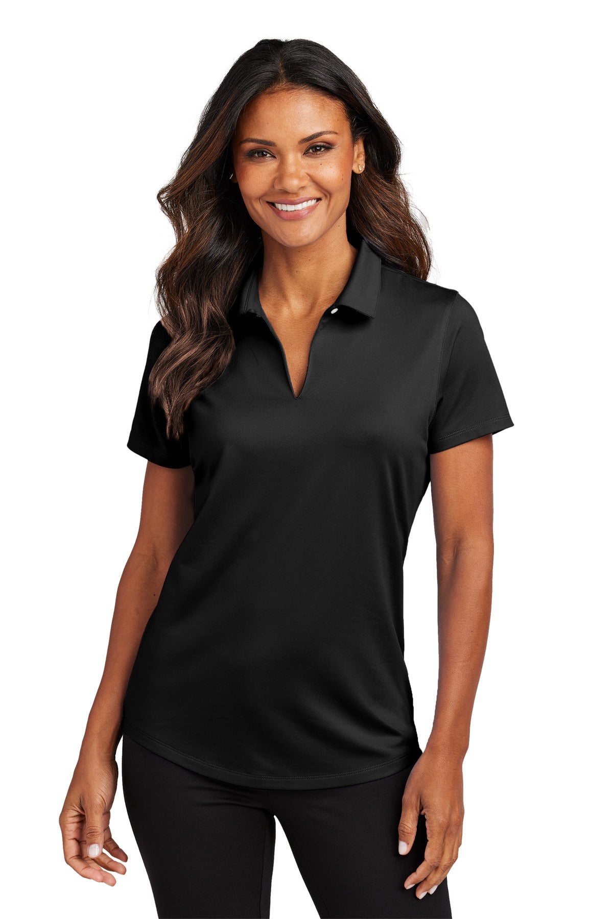 Port Authority Women's City Stretch Polo - Black