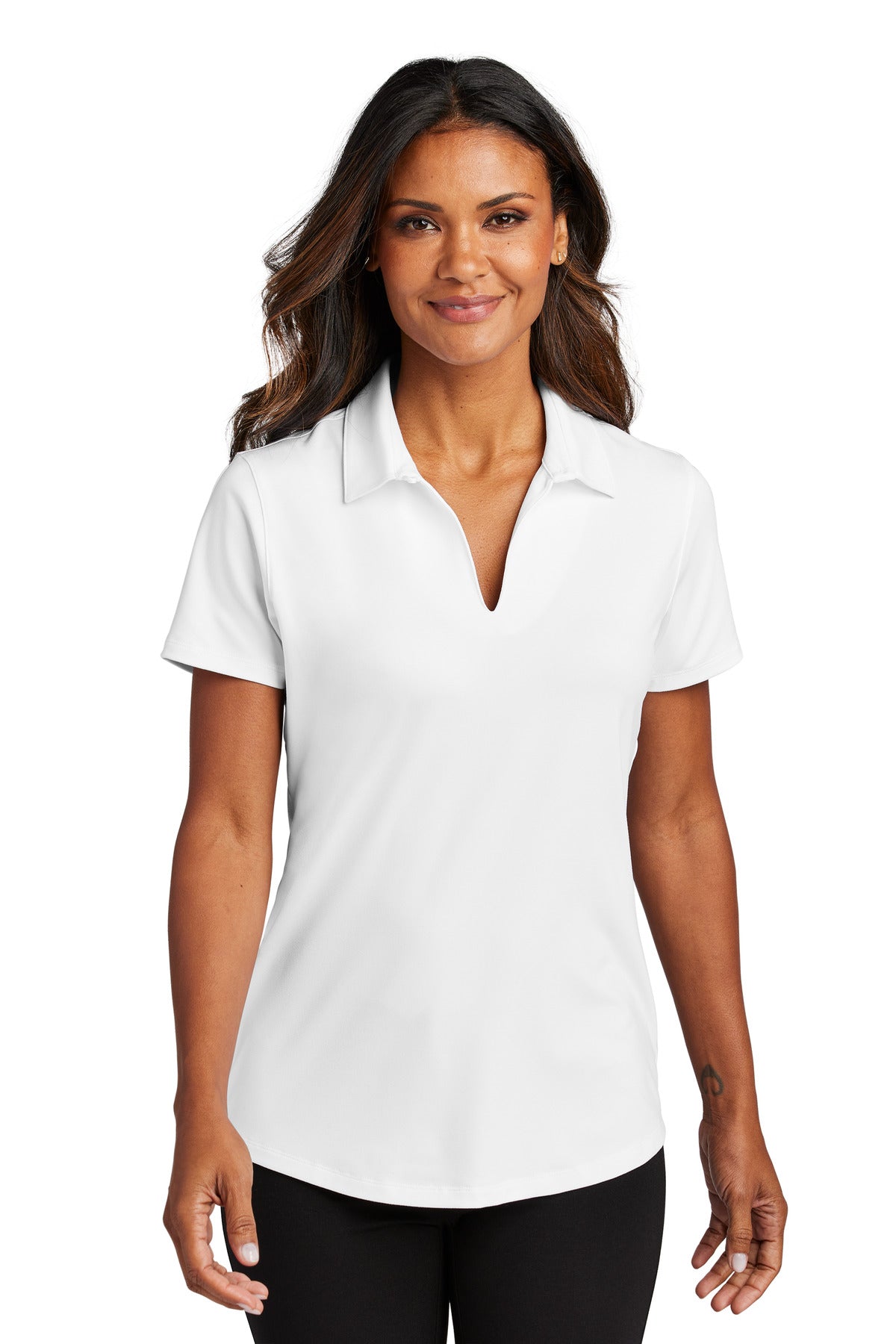 Port Authority Women's City Stretch Polo - White